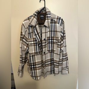 Women’s oversized Zara Shacket